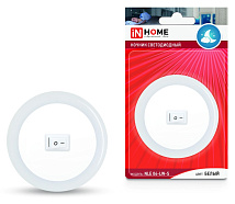 Ночник светодиодный NLE 04-LW-S белый с выключателем 230В IN HOME