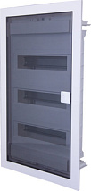 Щит встраиваемый прозр. дверь U36F (42 мод. IP40) TEHPLAST
