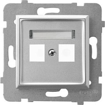 Корпус розетки компьютерной  двойной, без рамки GPK-2U/p/18 (2143)