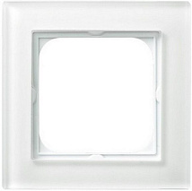 Рамка R-1RG/31 1112 белая одинарная (стекло)