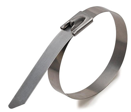 Хомут (стяжка) 4,6*300 из нержавеющей стали AISI 304 (100 шт), уп