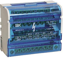 Шина 3L+PEN в корпусе типа ШНК, 4х11, 125А, 400В, IEK