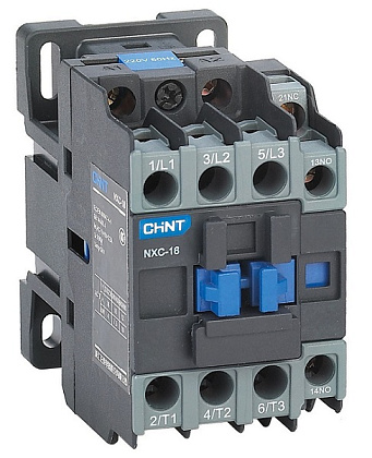Контактор NXC-18 (кат.230В AC, 18А, 7,5кВт, 1но+1нз) CHINT
