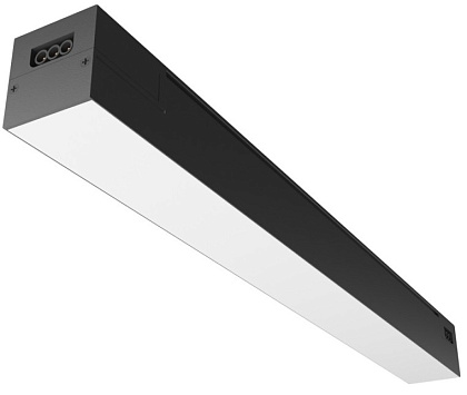 Светильник офисный Ultraflash LPL-6008 (600*55*55, 24Вт, 4000К, LED, черный)