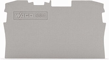 Пластина боковая клемм 2004-12 сер. WAGO