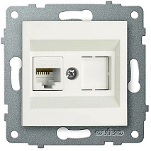 Механизм роз. комп. 1-местн. (RJ45 CAT6), белый