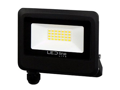 Прожектор LED PHOTON 4000K 30W 3000Lm IP65 черный Ledline
