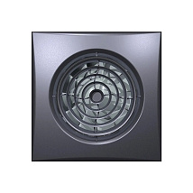 Вентилятор бытовой 100 Dark gray metal AURA (обратный клапан) (DICITI)