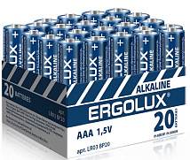 Батарейка LR03 ALKALINE ERGOLUX BL-20