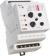 Реле контроля температуры TER-4 (-40...+95С, 2х16А, 2 канала)