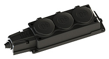 Колодка каучук 3-я с/з IP44 MultiSet Systeme Electric