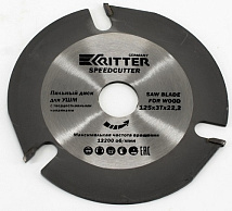 Диск пильный 125*22*3T дерево/пластик/гипсокартон RITTER