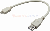 Шнур  micro USB (male) - USB-A (male)  0.2M  REXANT