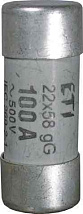 Предохранитель керам. CYLINDRICAL FUSE 22 x 58 100A GG 500V AC