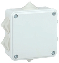Коробка распред. о/п 100х100х50 IP44 БЕЛАЯ 6 сальников IEK (48)