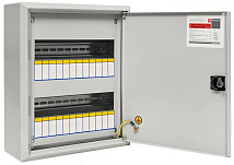 Щит навесной мет. ЩРН-24 пласт.замок (350х300х120) IP31 EKF