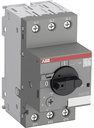 Авт. выключатель MS116-6.3 (4...6,3A) ABB