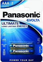 Элемент питания Panasonic LR03 EVOLTA BL*2 (AAA)