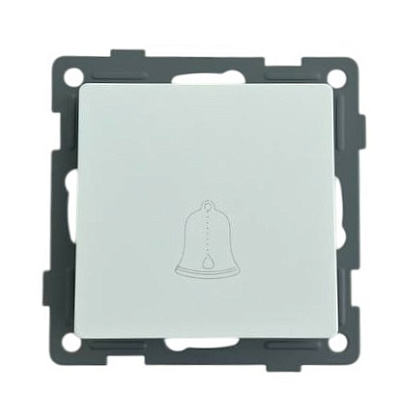 Выключатель звонка 1-кл. белый U1A-007 SoftTouch AWSPRODUCTS