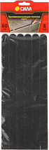 Клейкая лента TAS72-10 СИЛА Противоскользящие полоски 60см, 6шт, черные