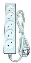 Удлинитель бытовой 5гн. 1,5м б/з ПВС 2x0,75mm2 AWS-H05-1,5 AWSPRODUCTS