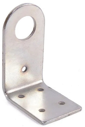 Проушина Г-образная (Пробой-ушко гнутое) 56х77 (126х40х3) (цинк белый)