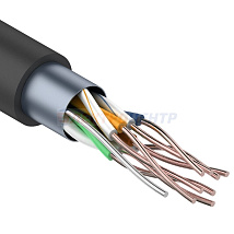 Кабель REXANT FTP 4PR 24AWG (4х2х0,51мм) CAT5e 305м (медь) OUTDOOR