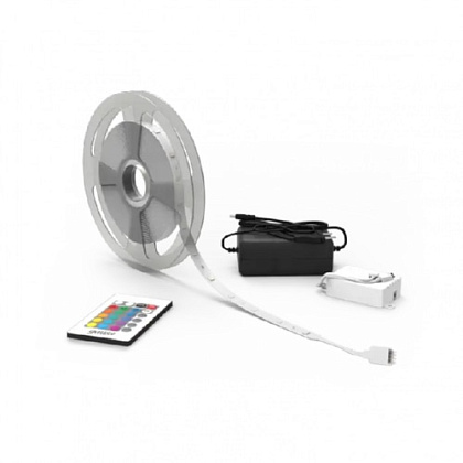 Лента LED 5050 RGB 6Вт/м 60LED/м 12В 5м комплект Gauss