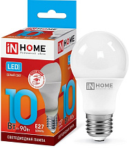 Лампа LED-A60-VC 10Вт 230В Е27 4000К 900Лм IN HOME