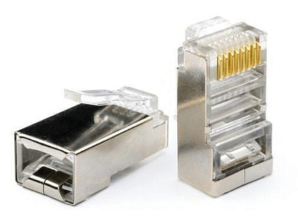 Коннектор RJ-45 Cat.6e (экран) (уп. 50шт.) (RIPO), уп