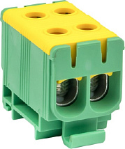 Клемма двойная КСВ 16-50 желто-зеленая EKF