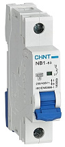 Автоматический выключатель NB1-63 B16/1 6кА CHINT