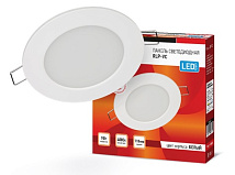 Панель LED круглая RLP-VC 9Вт 230В 4000К 630Лм 118мм белая IP40 IN HOME