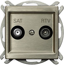 Розетка GPA-RMS/37 RTV-SAT 1171 (без рамки)