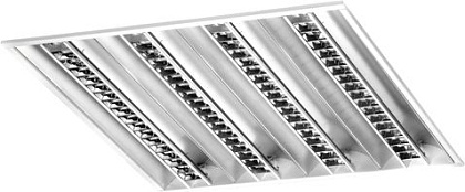 Светильник в армстрон для люм. QUAZAR 4*24W PAR T5/G5 4х24Вт Plexiform