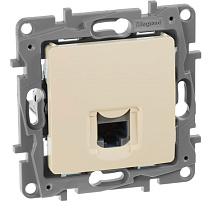 Розетка RJ-45 (1-я cat. 5e) Сл.Кость ETIKA LEGRAND