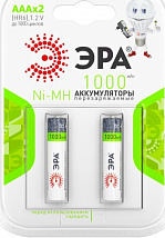 Аккумулятор LR03 1000mAh Ni-Mh ЭРА BL-2
