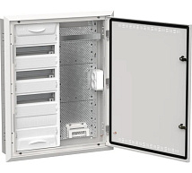 Щит металл. КОМБО TITAN 5 ЩРв-48 (2х48) IP30 белый (755х625х130) IEK