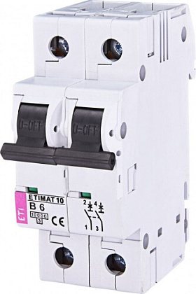 Автоматический выключатель ETIMAT10 B6/2 10кA ETI