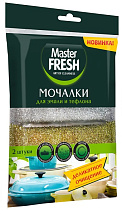 Мочалки для посуды (для эмали и тефлона) 2 шт. Master FRESH