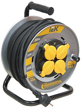 Удлинитель на катушке 4гн. 30м с/з IP44 КГ 3х1,5мм2 PROFESSIONAL IEK