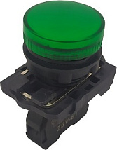 Индикатор  светодиодный КМЕ ОЛ зеленый 220В AC/DC IP65