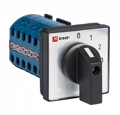 Переключатель кулачковый ПК-1-101 25А 1P «0-1-2-3» EKF