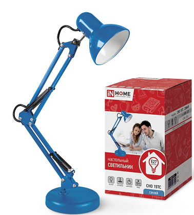 Светильник настольный СНО 15ТС Е27 Синий IN HOME