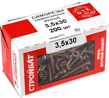 Саморез универсальный 3,5*30 (200 шт.) (Стройбат)
