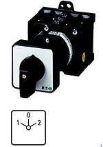 Переключатель щитовой T3-4-8213/Z (32A, 1-0-2) на DIN рукоятки на дверь