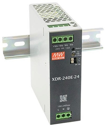 Источник питания XDR-75E-24 AC/DC 24В,3,2А,75Вт на DIN рейку