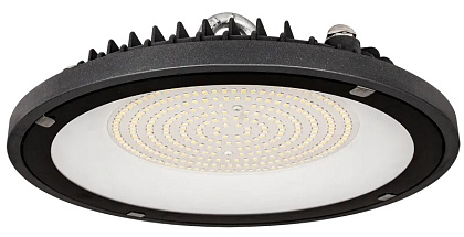 Светильник подвесной LED ДСП4022 4000К 200Вт 20000Lm IP65 черный IEK