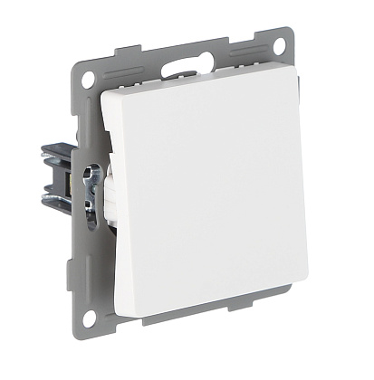 Выключатель 1-кл. белый U1A-001-1 SoftTouch "Uno" AWSproducts