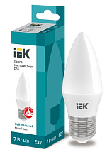Лампа LED свеча LED-C35 eco 7Вт 230В 4000К E27, 630Lm IEK